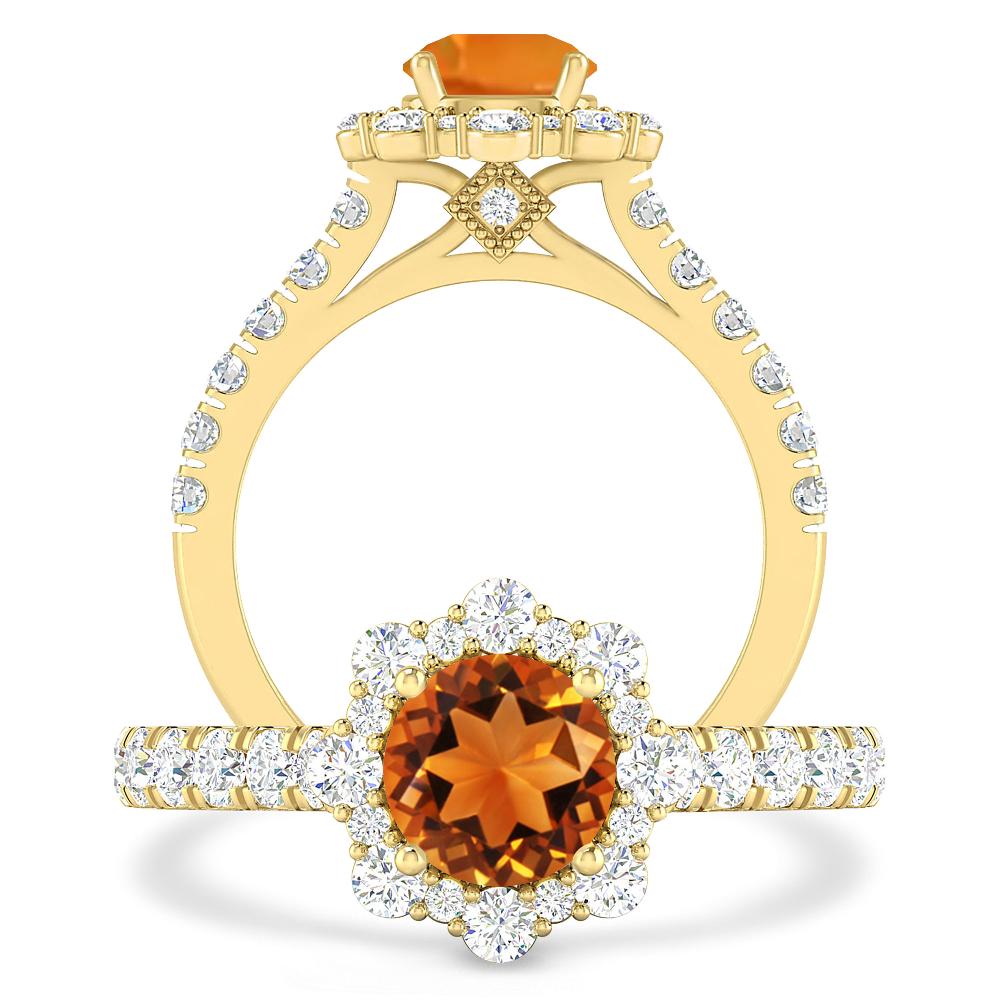 Yellow Gold - Citrine