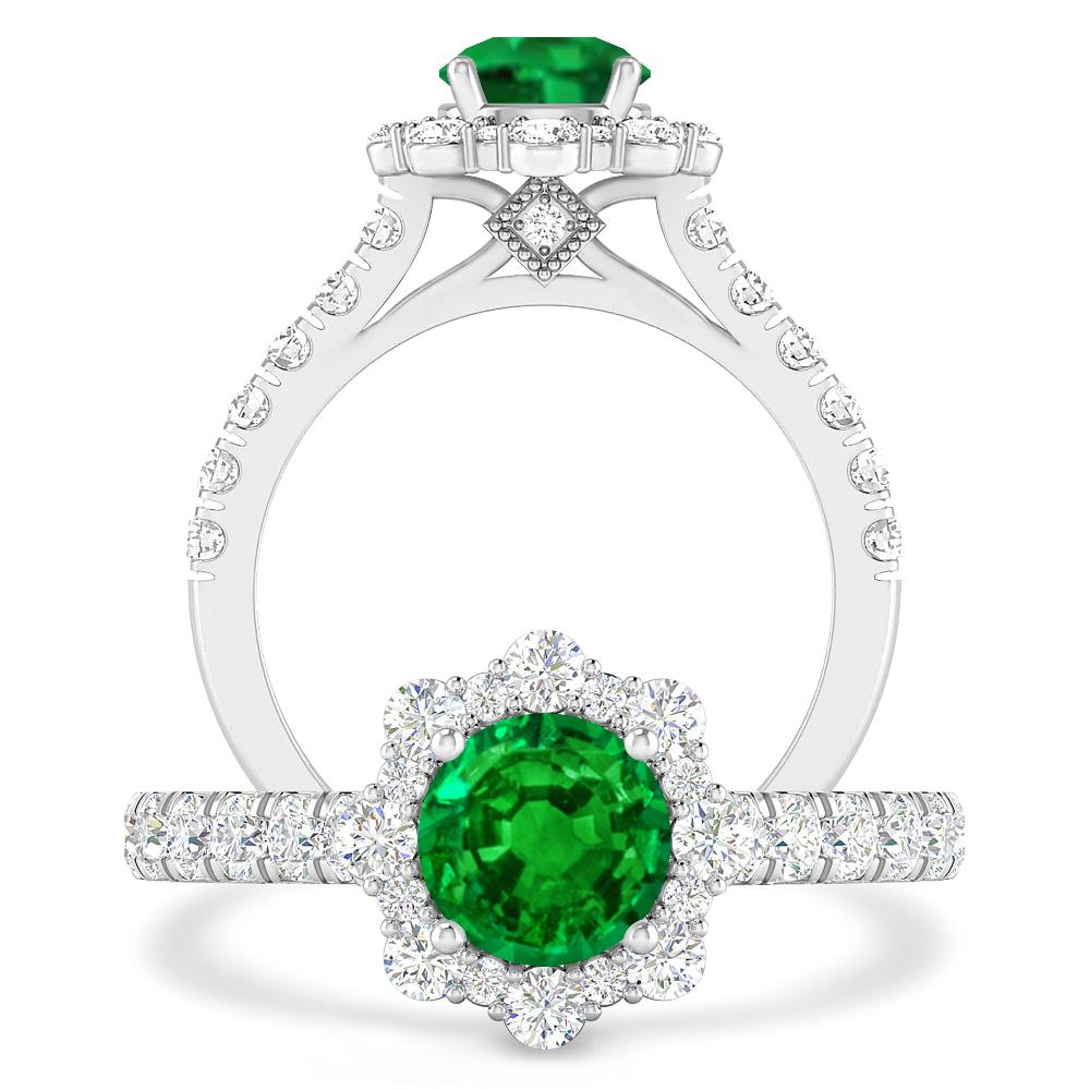 White Gold - Emerald