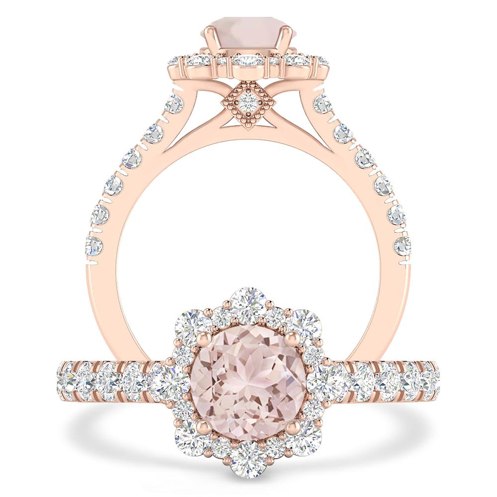 Rose Gold - Morganite