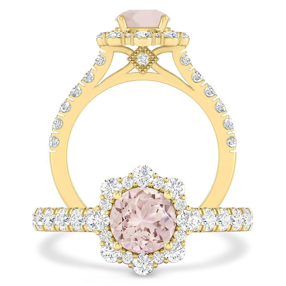 Yellow Gold - Morganite