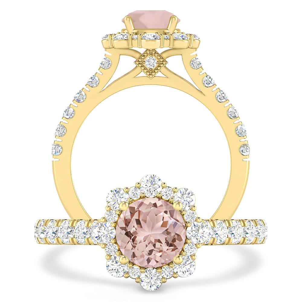 Yellow Gold - Morganite