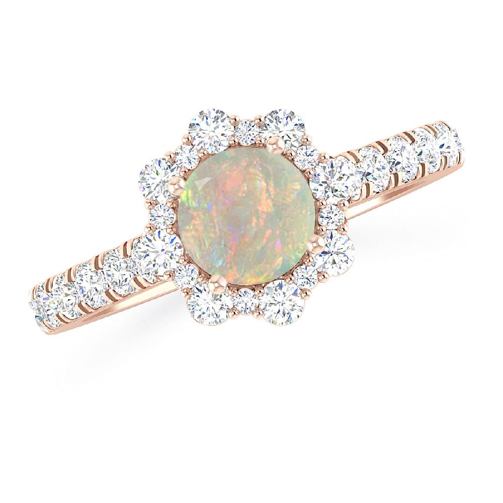 Rose Gold - Opal