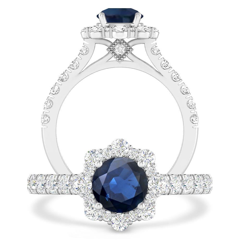 White Gold - Sapphire