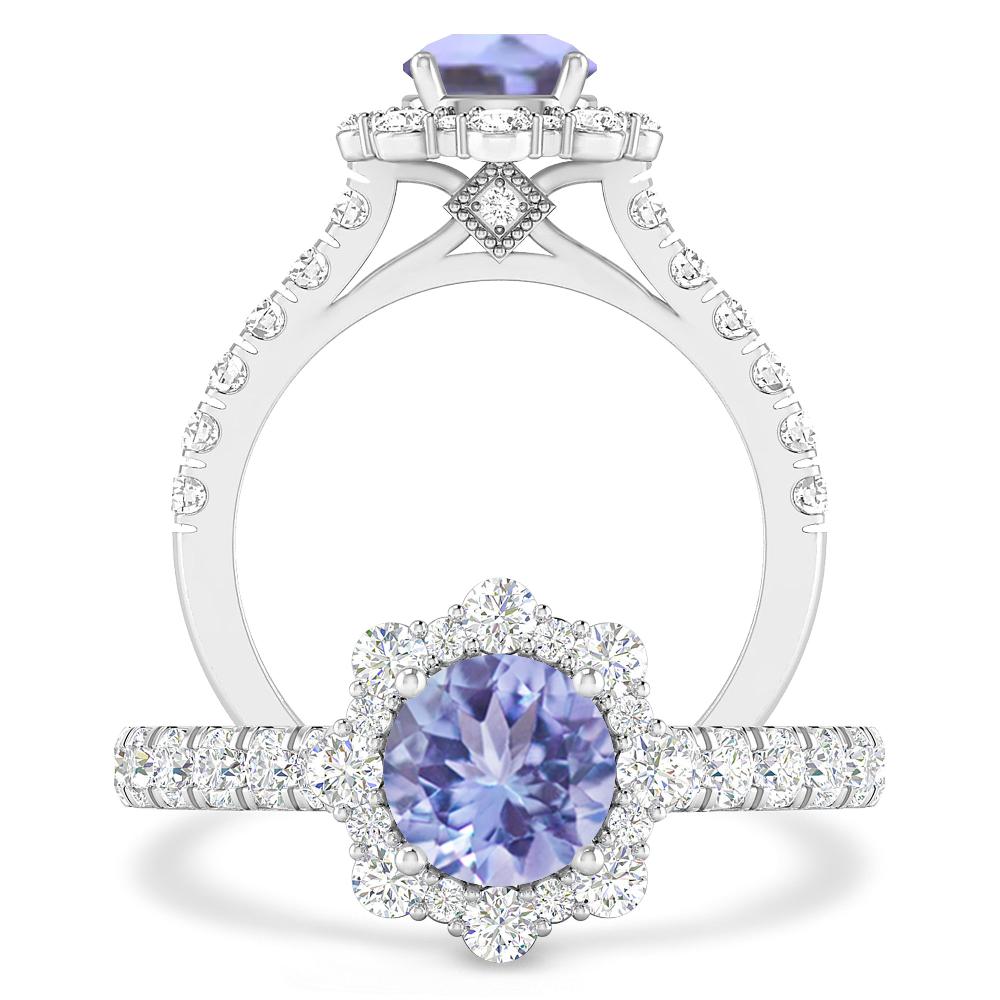 White Gold - Tanzanite