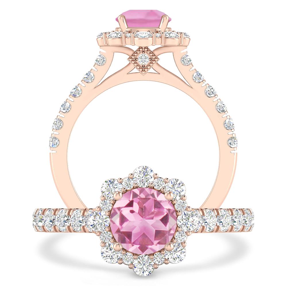 Rose Gold - Pink Tourmaline