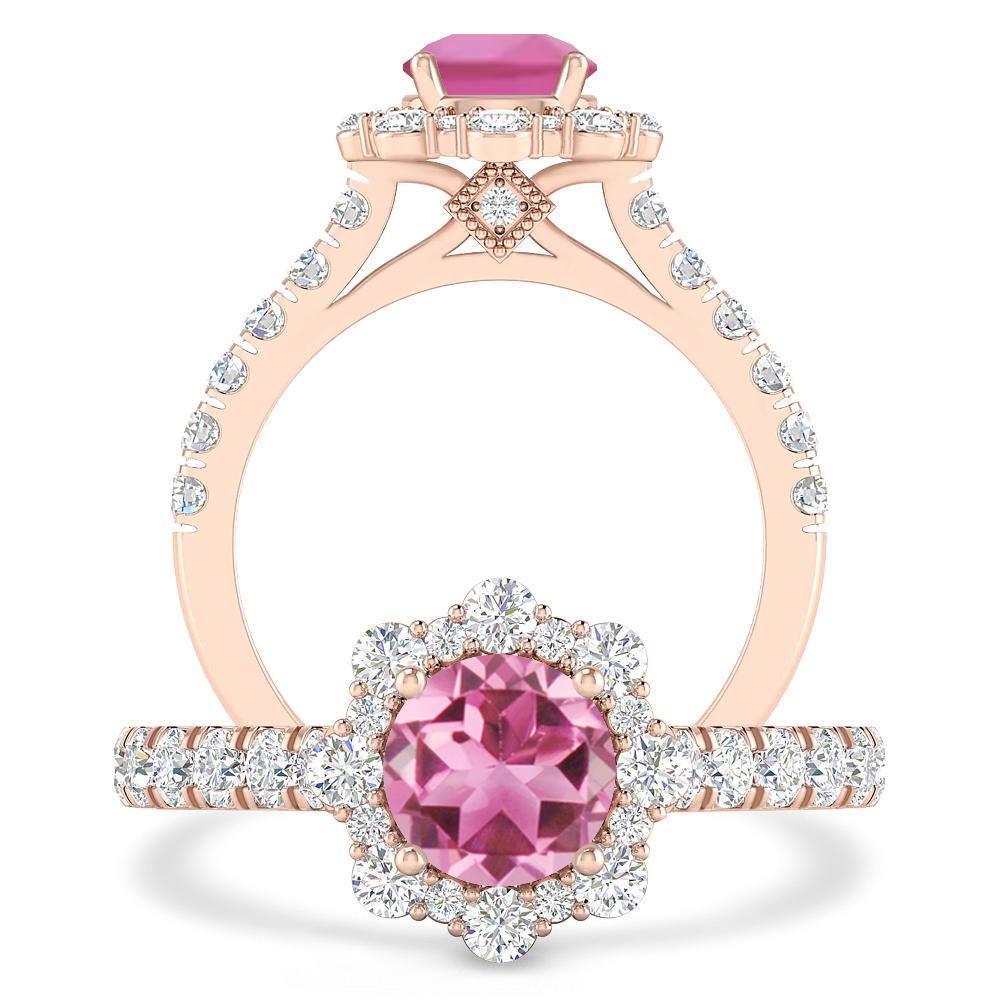 Rose Gold - Pink Tourmaline