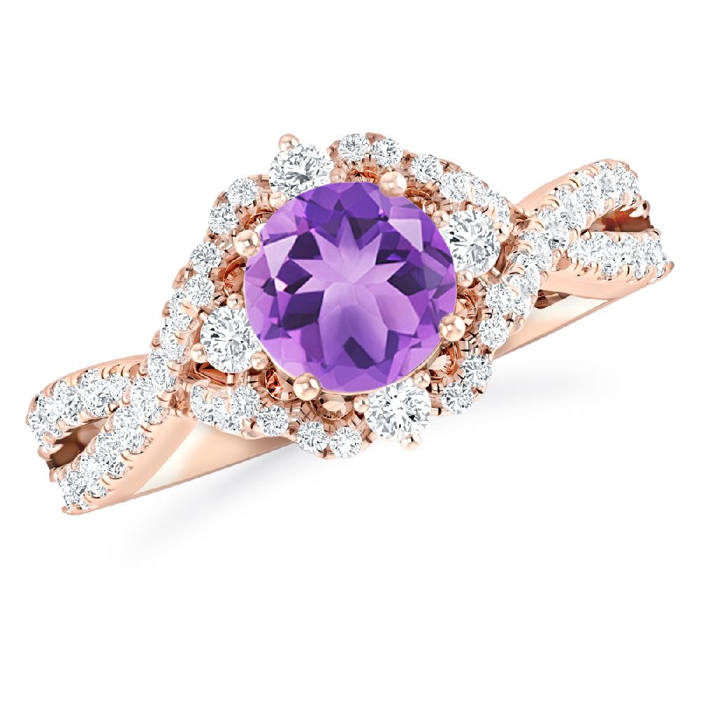 Rose Gold - Amethyst