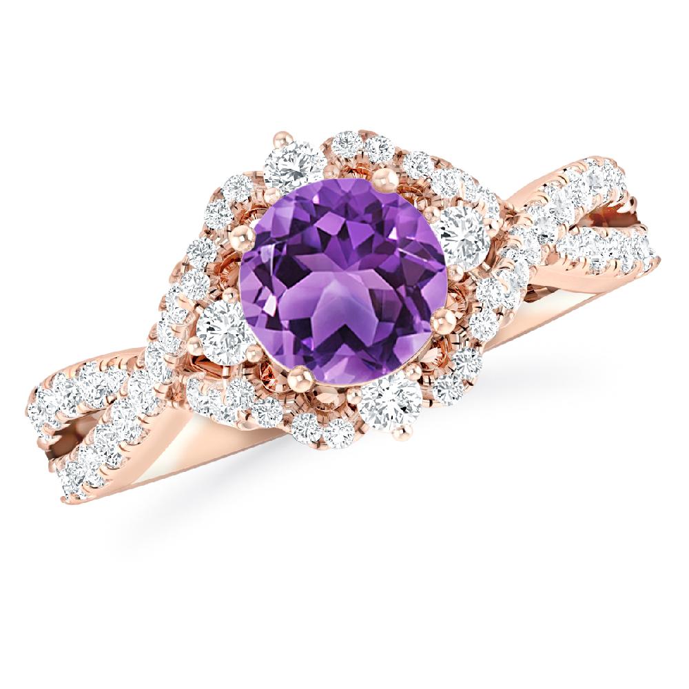 Rose Gold - Amethyst