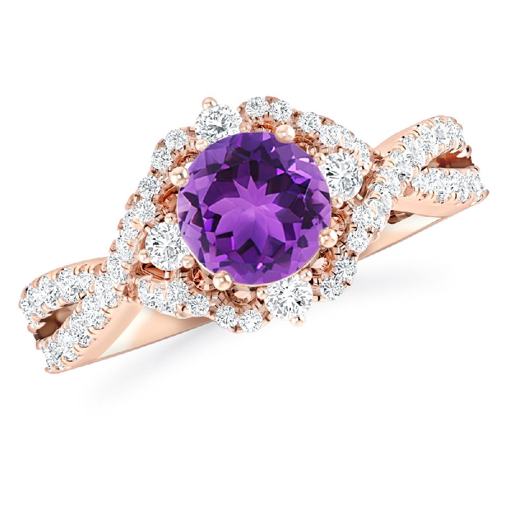 Rose Gold - Amethyst