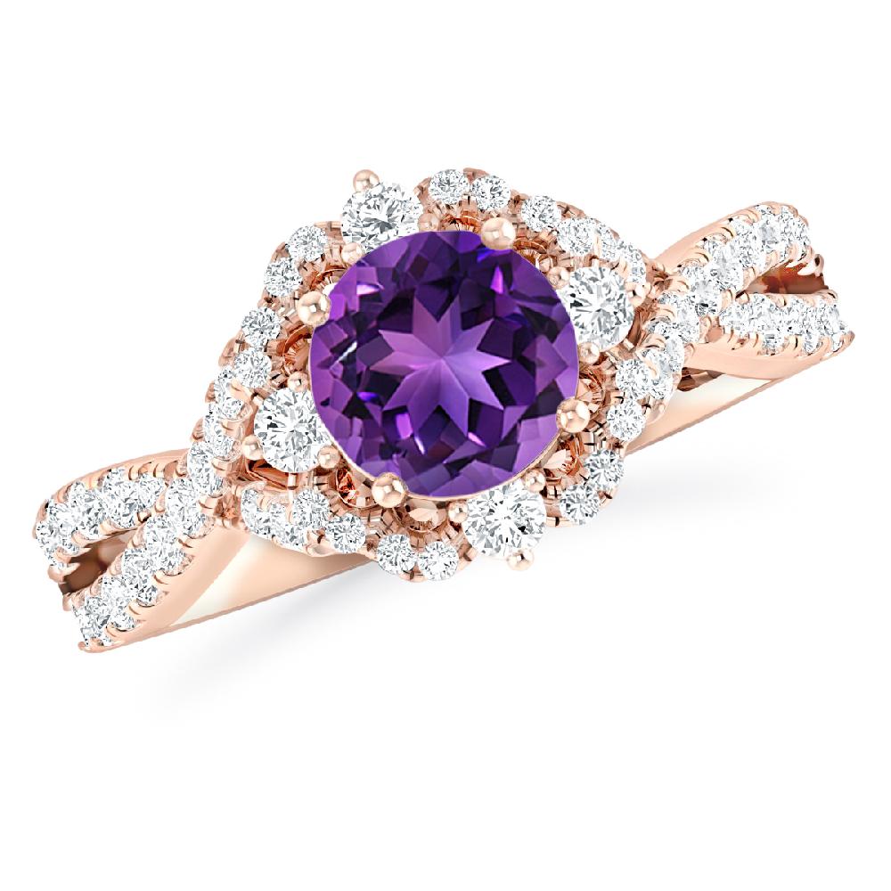 Rose Gold - Amethyst