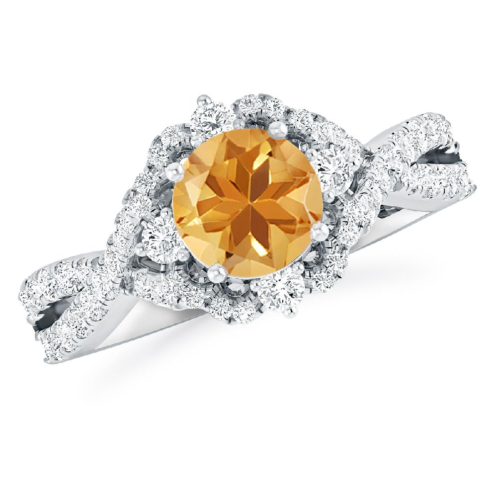 White Gold - Citrine