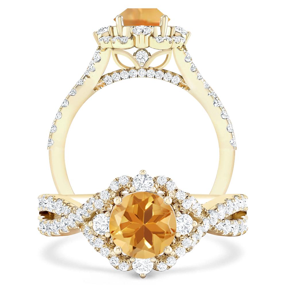 Yellow Gold - Citrine