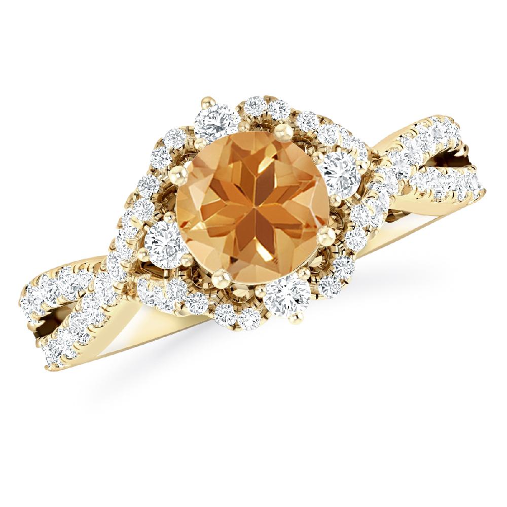 Yellow Gold - Citrine