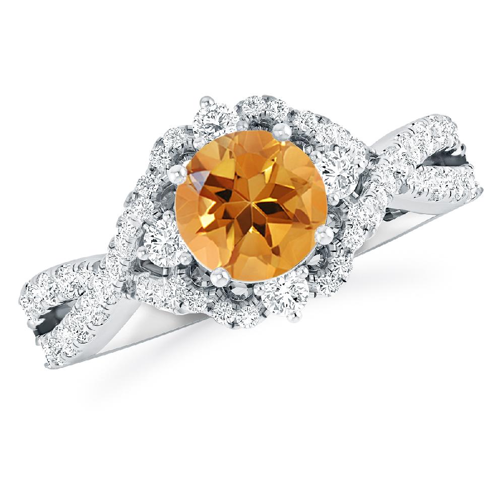 White Gold - Citrine