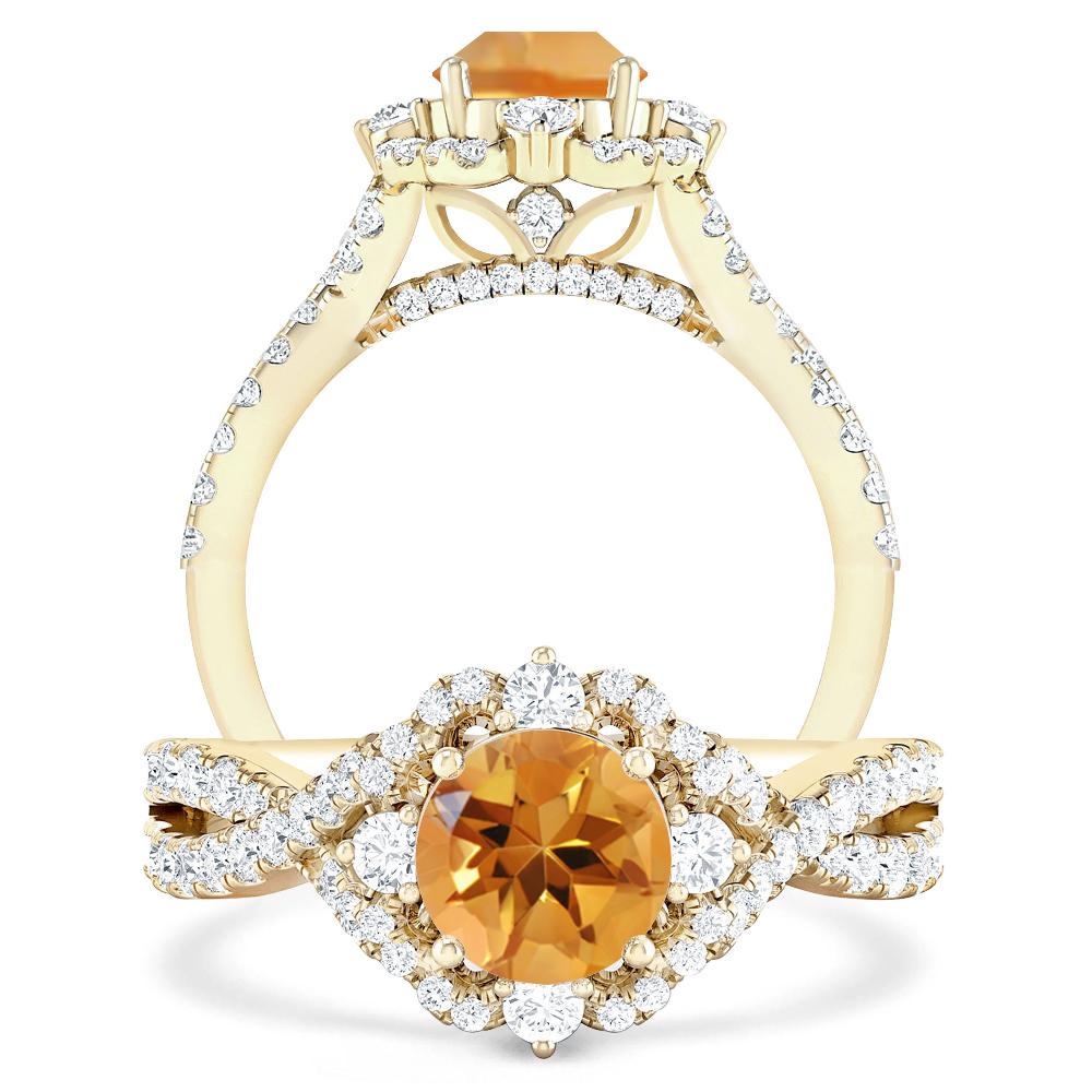 Yellow Gold - Citrine