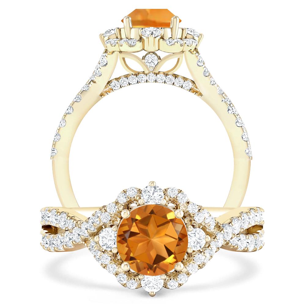 Yellow Gold - Citrine