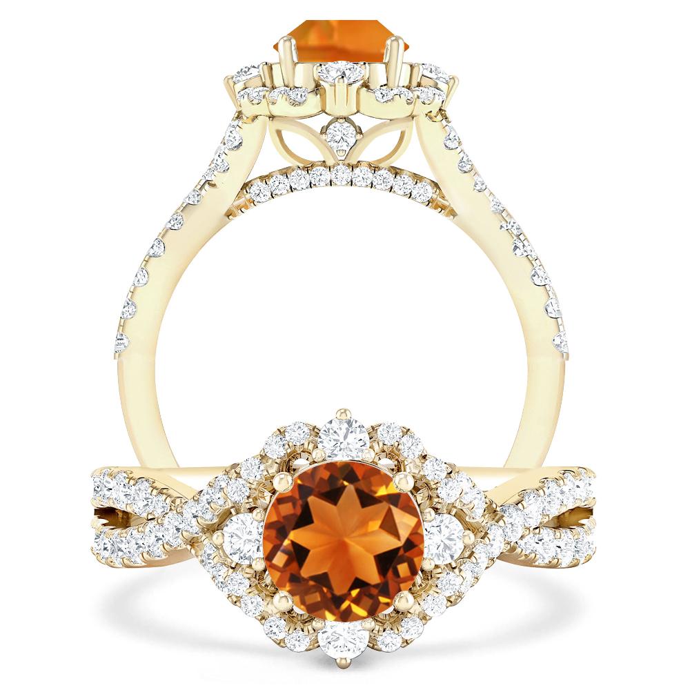 Yellow Gold - Citrine