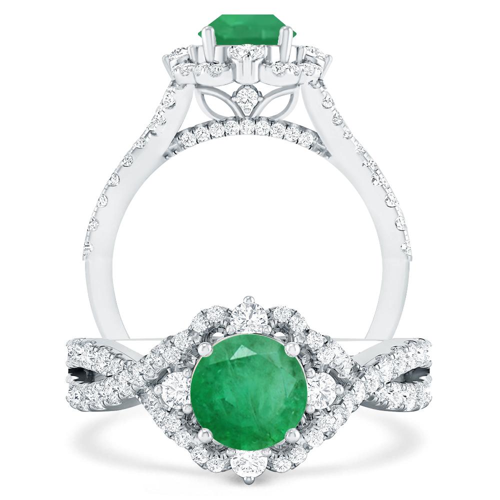 White Gold - Emerald