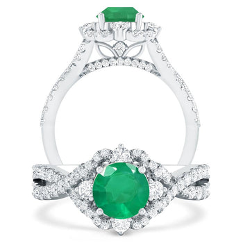 White Gold - Emerald