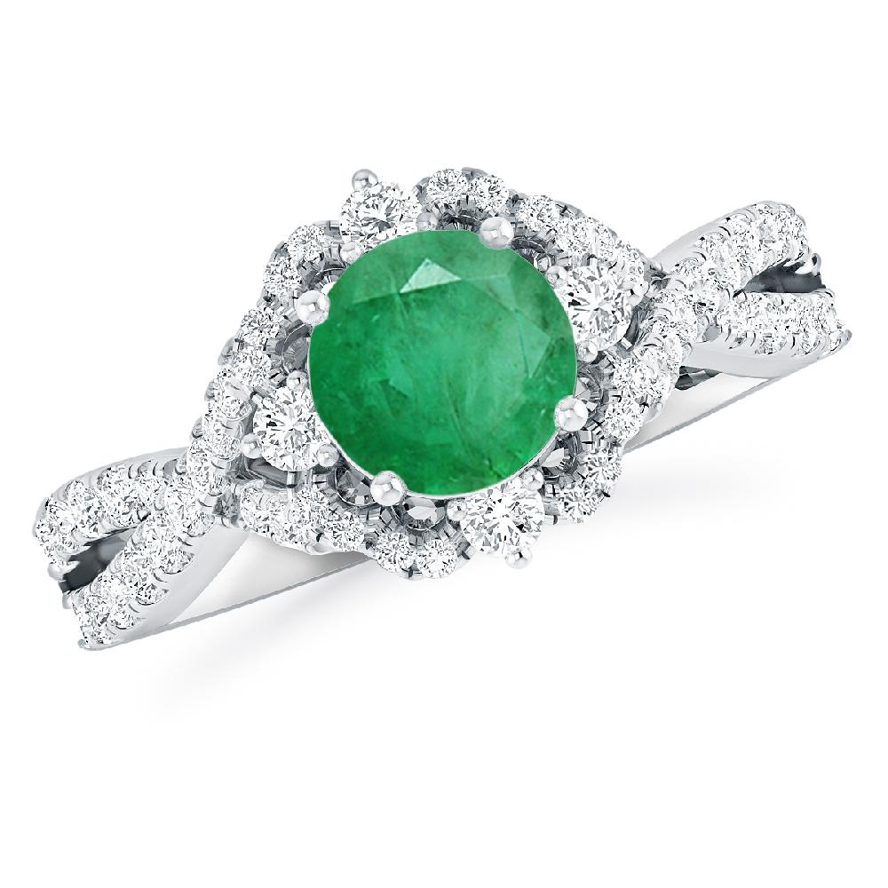 White Gold - Emerald