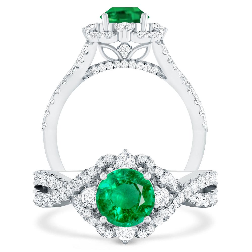 White Gold - Emerald