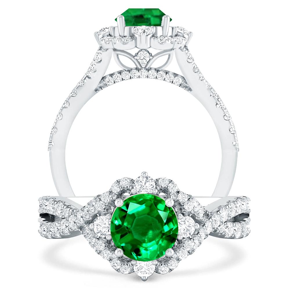 White Gold - Emerald