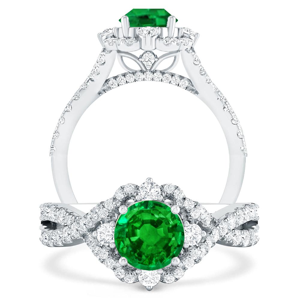 White Gold - Emerald