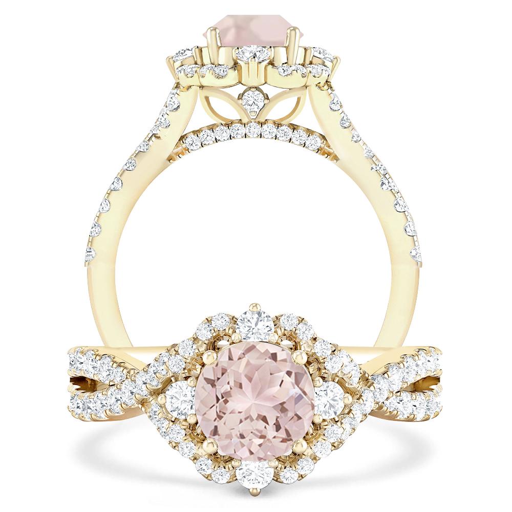 Yellow Gold - Morganite