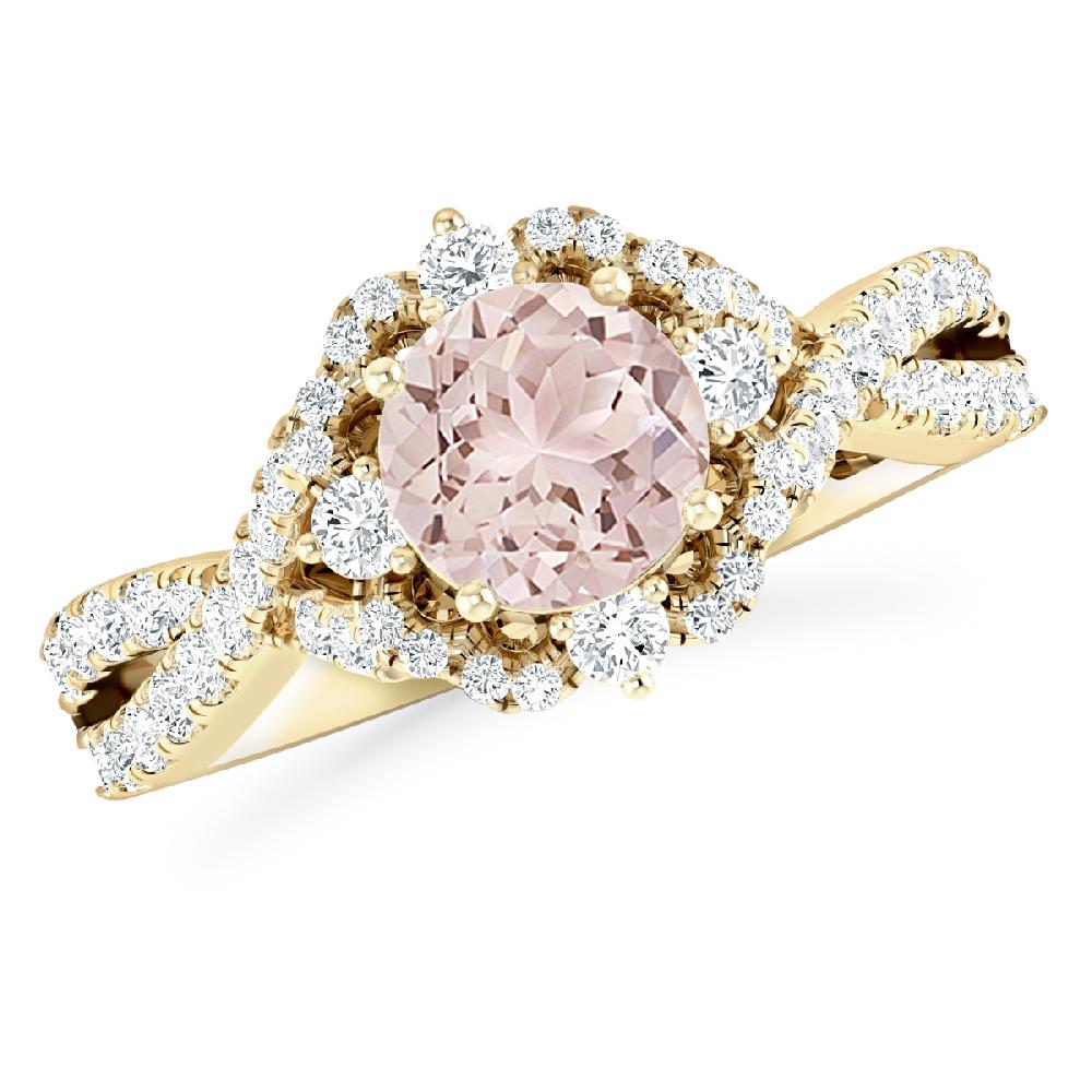 Yellow Gold - Morganite