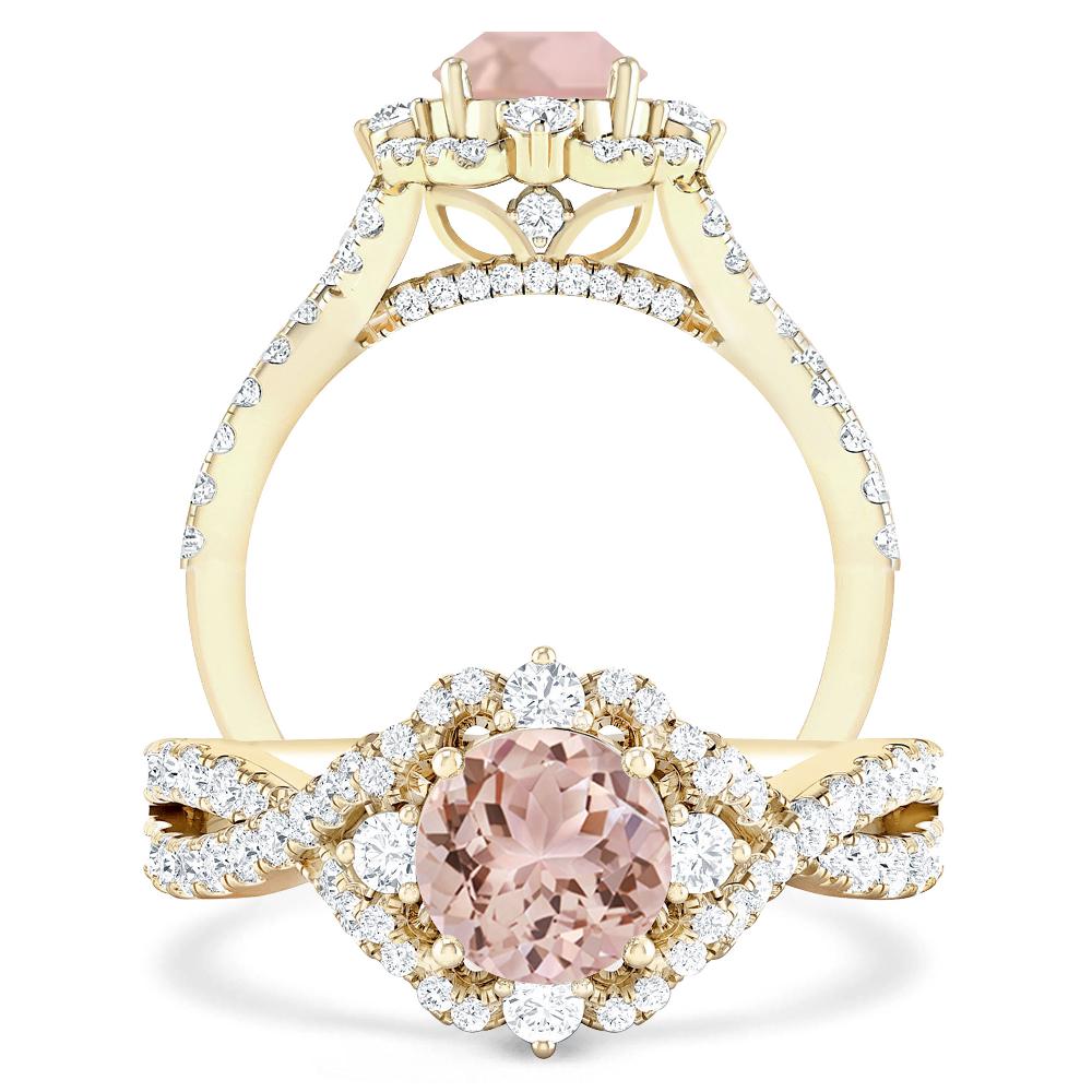 Yellow Gold - Morganite