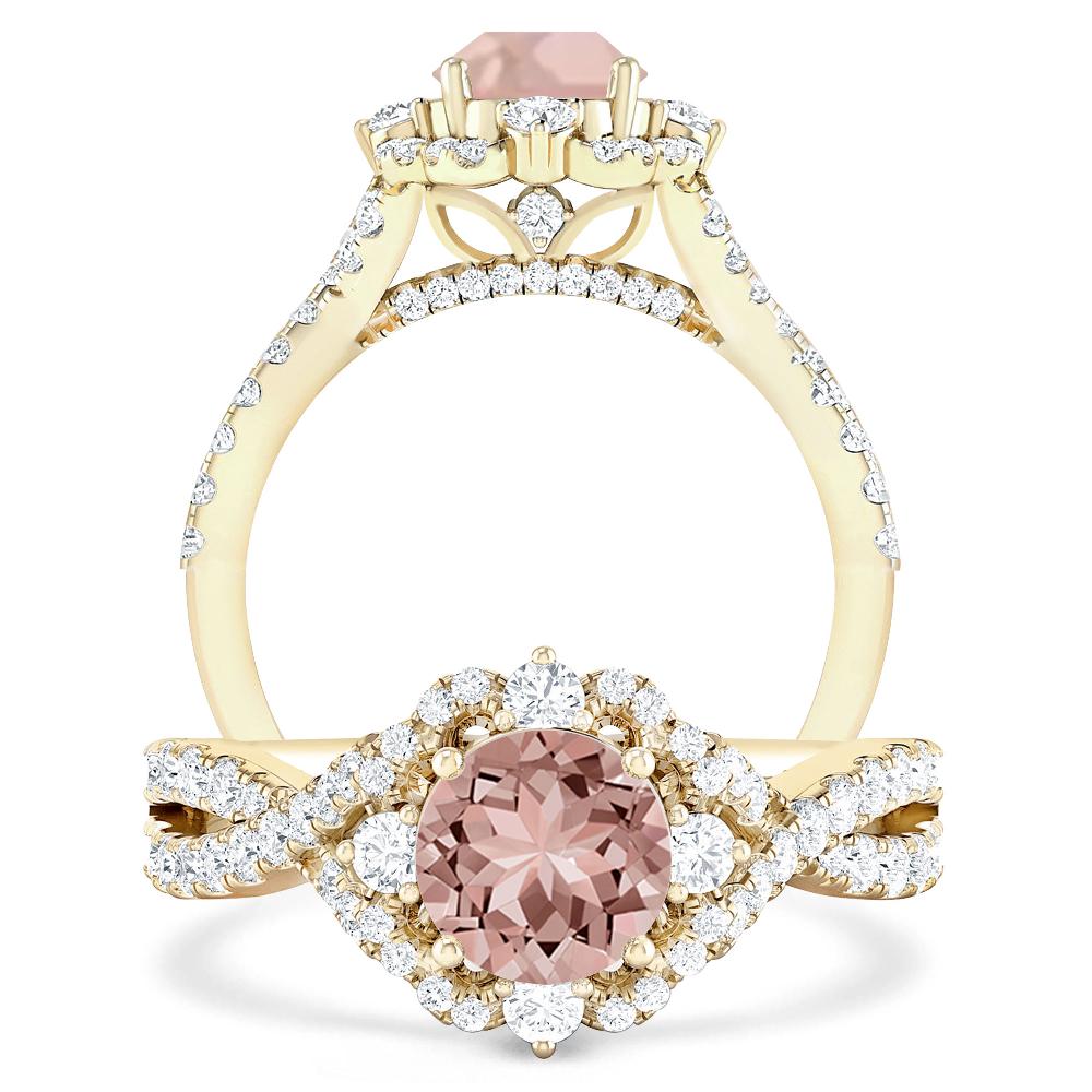 Yellow Gold - Morganite