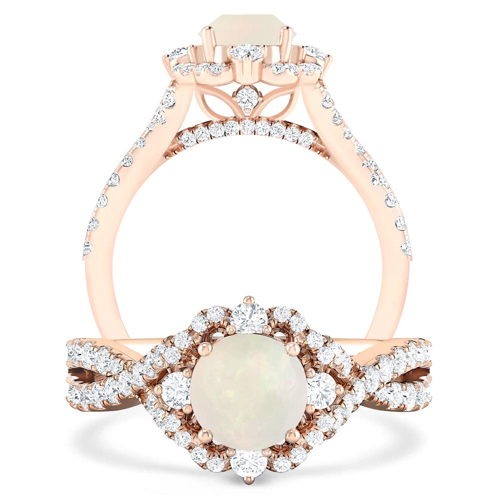 Rose Gold - Opal