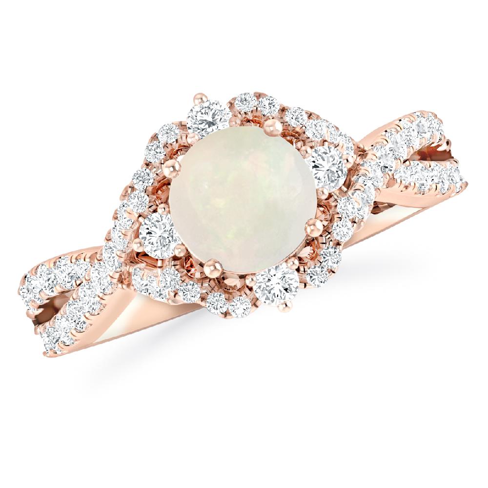 Rose Gold - Opal