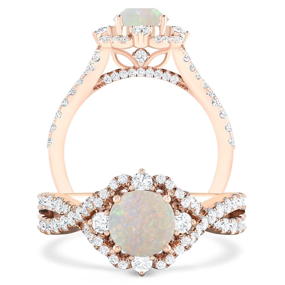 Rose Gold - Opal