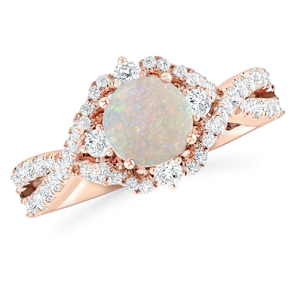 Rose Gold - Opal