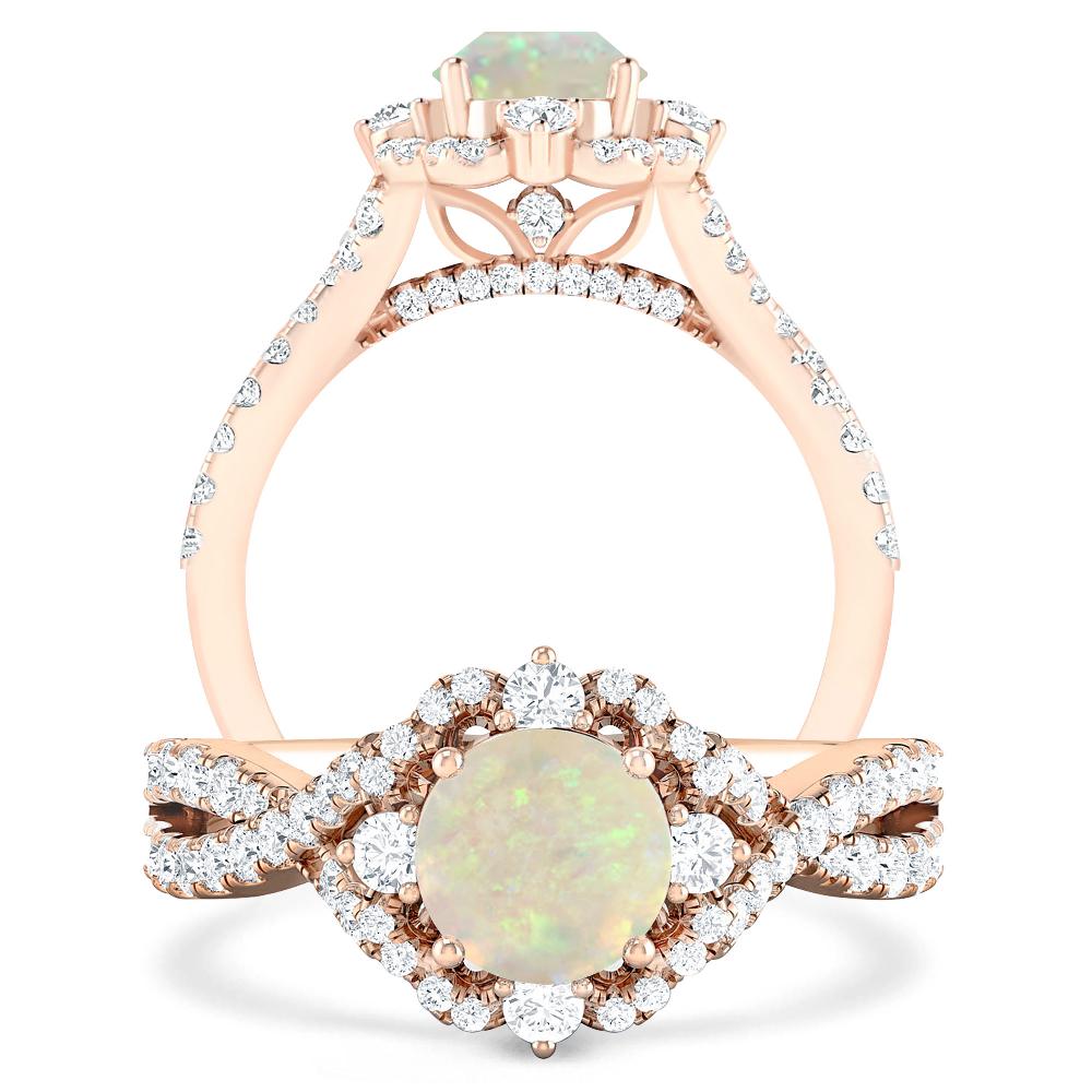 Rose Gold - Opal