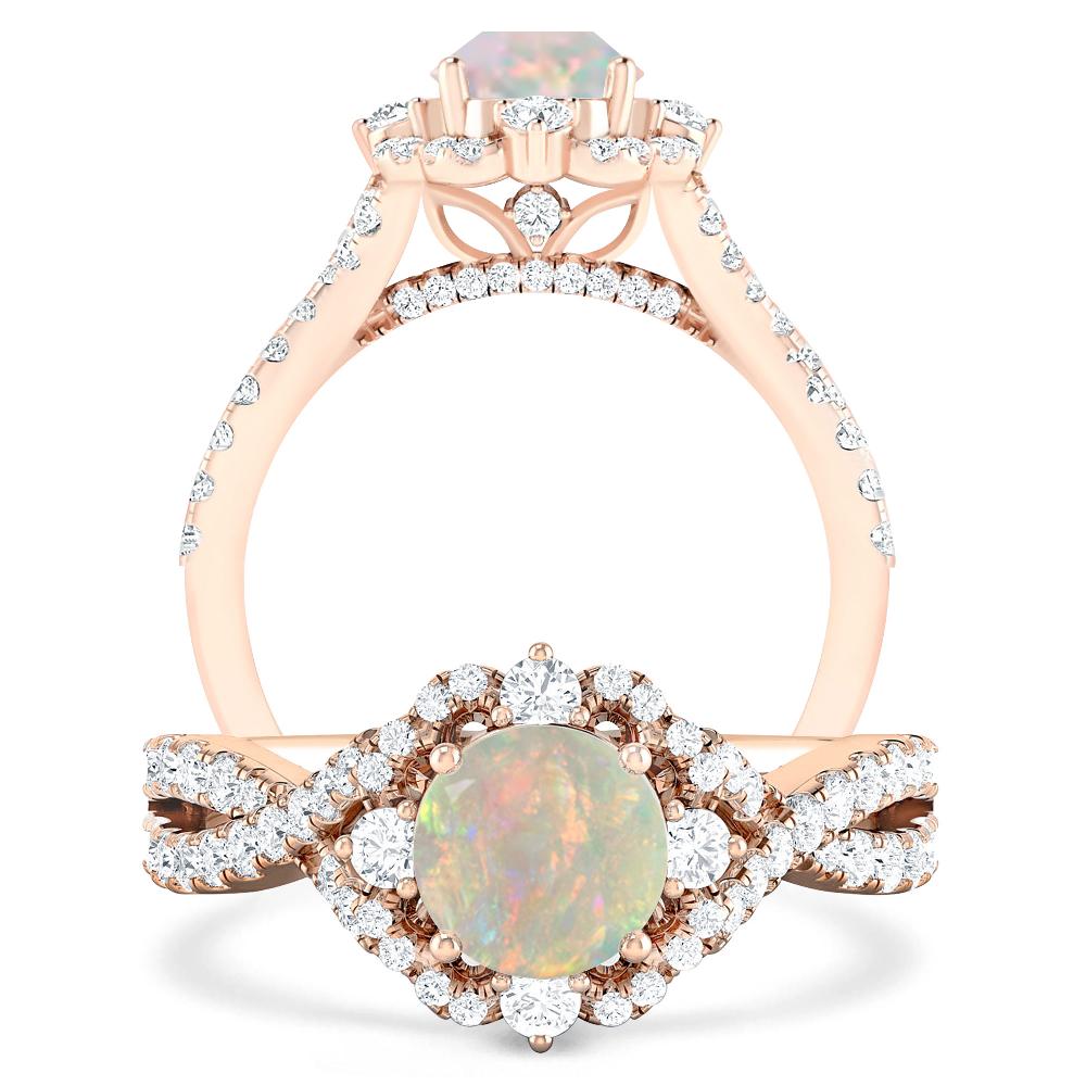 Rose Gold - Opal