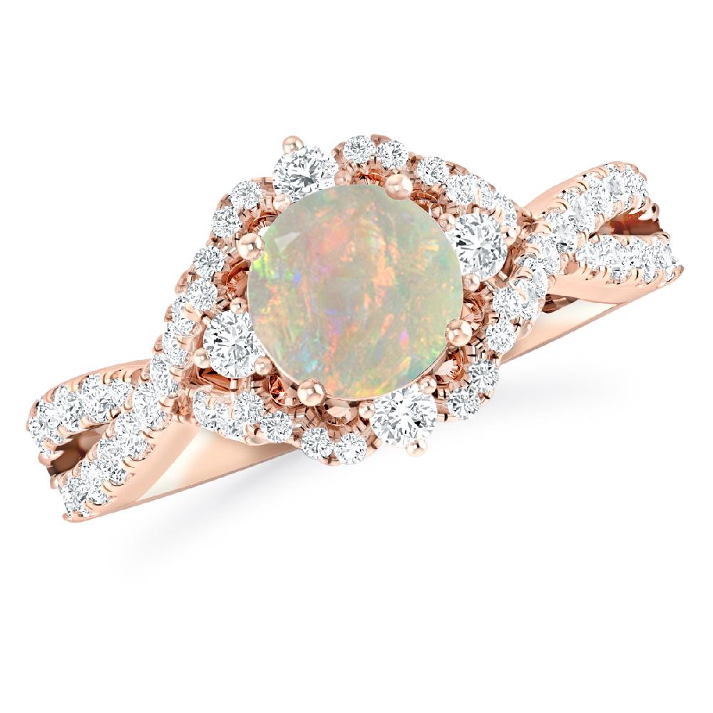 Rose Gold - Opal