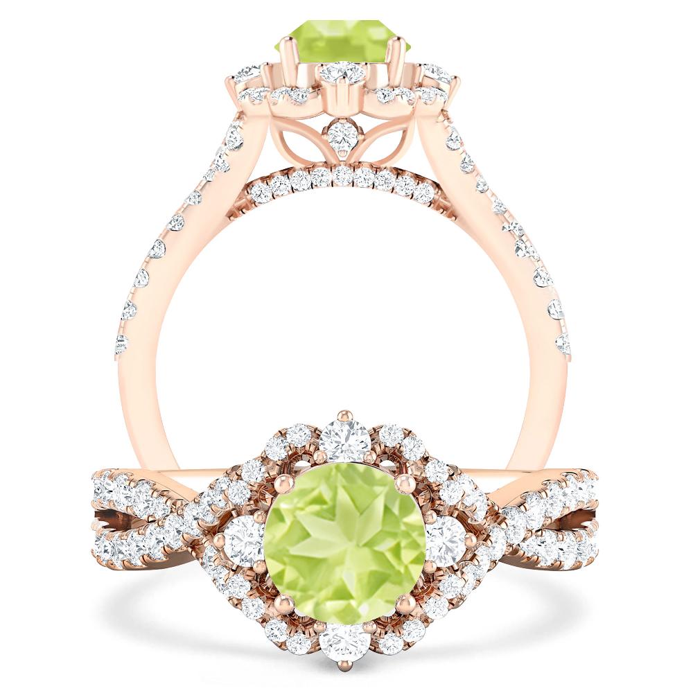 Rose Gold - Peridot