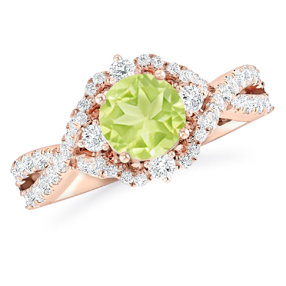 Rose Gold - Peridot