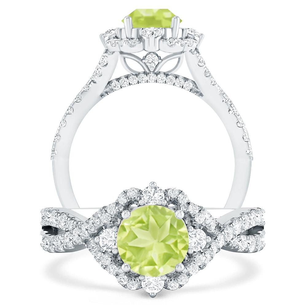 White Gold - Peridot