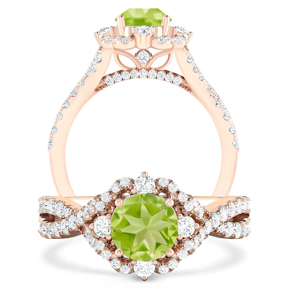 Rose Gold - Peridot