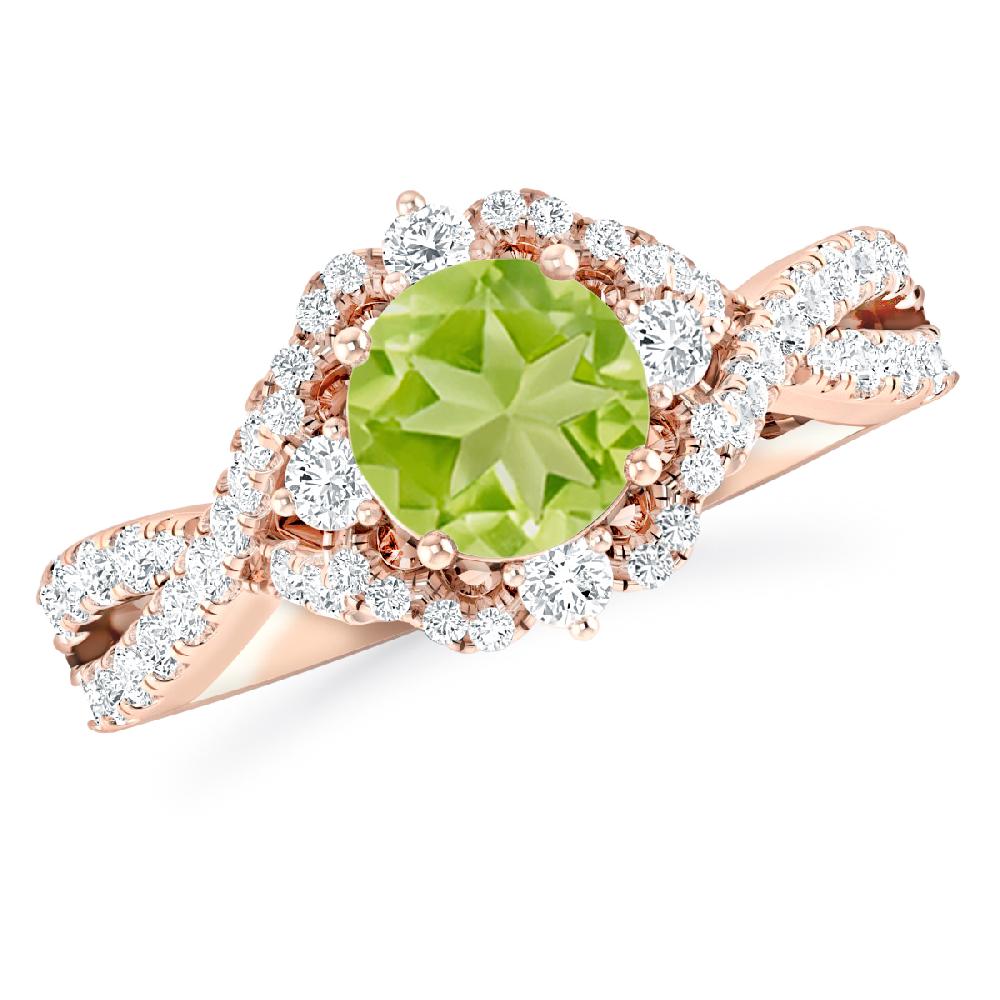 Rose Gold - Peridot