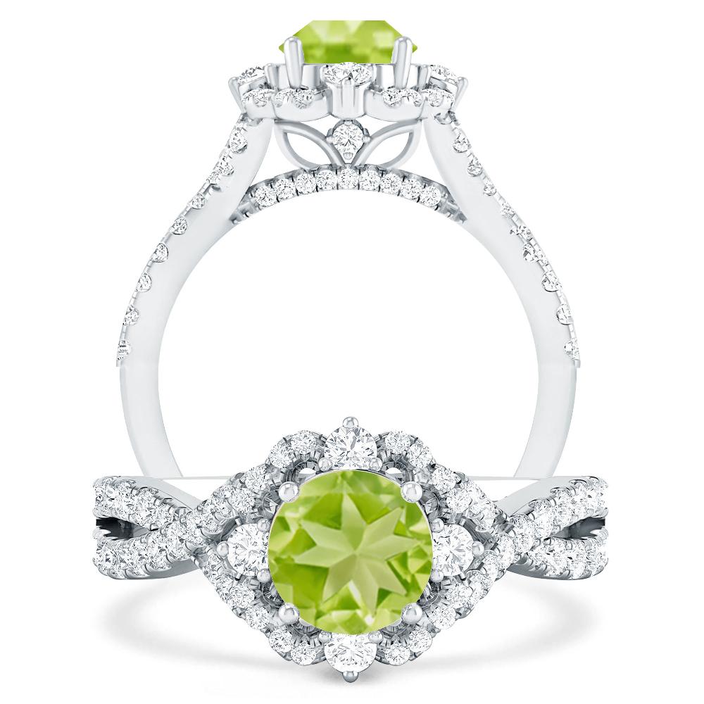 White Gold - Peridot