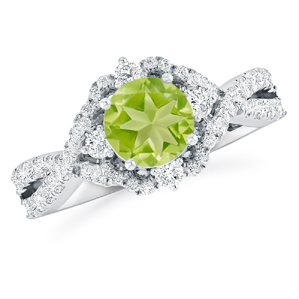 White Gold - Peridot