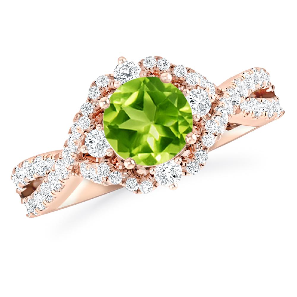 Rose Gold - Peridot