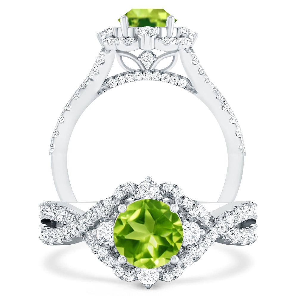 White Gold - Peridot