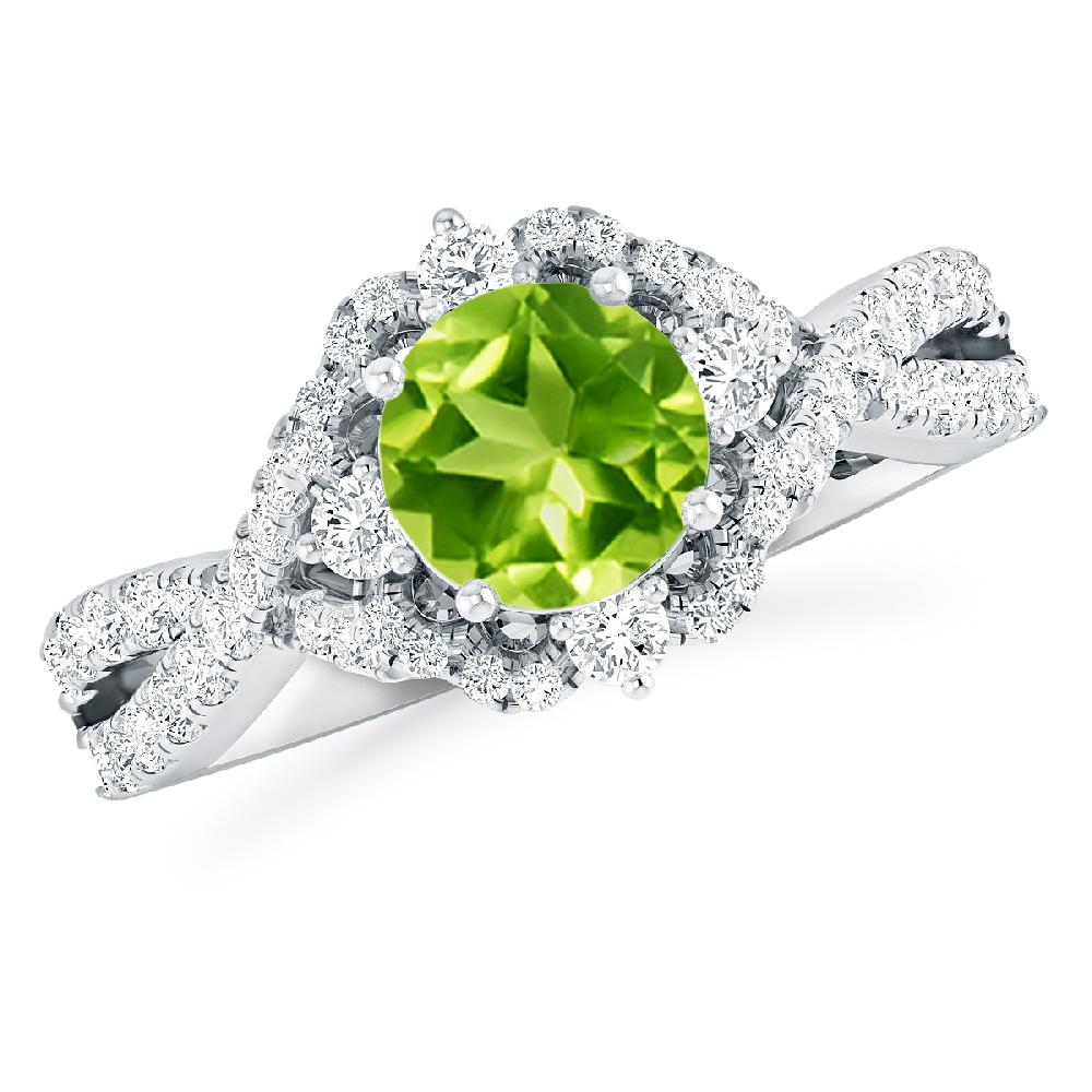 White Gold - Peridot