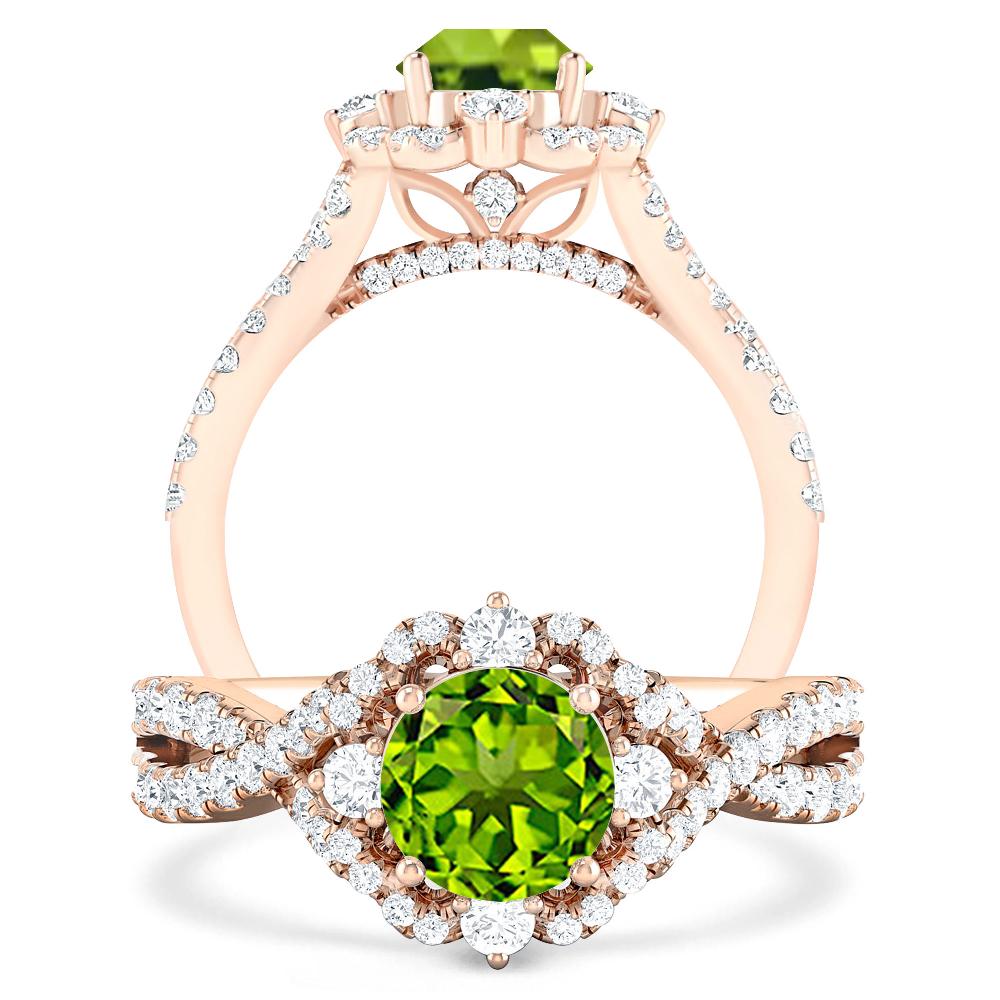 Rose Gold - Peridot