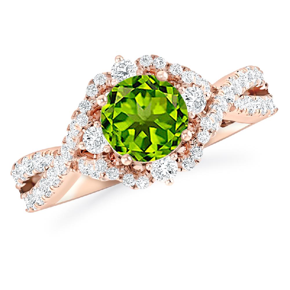 Rose Gold - Peridot